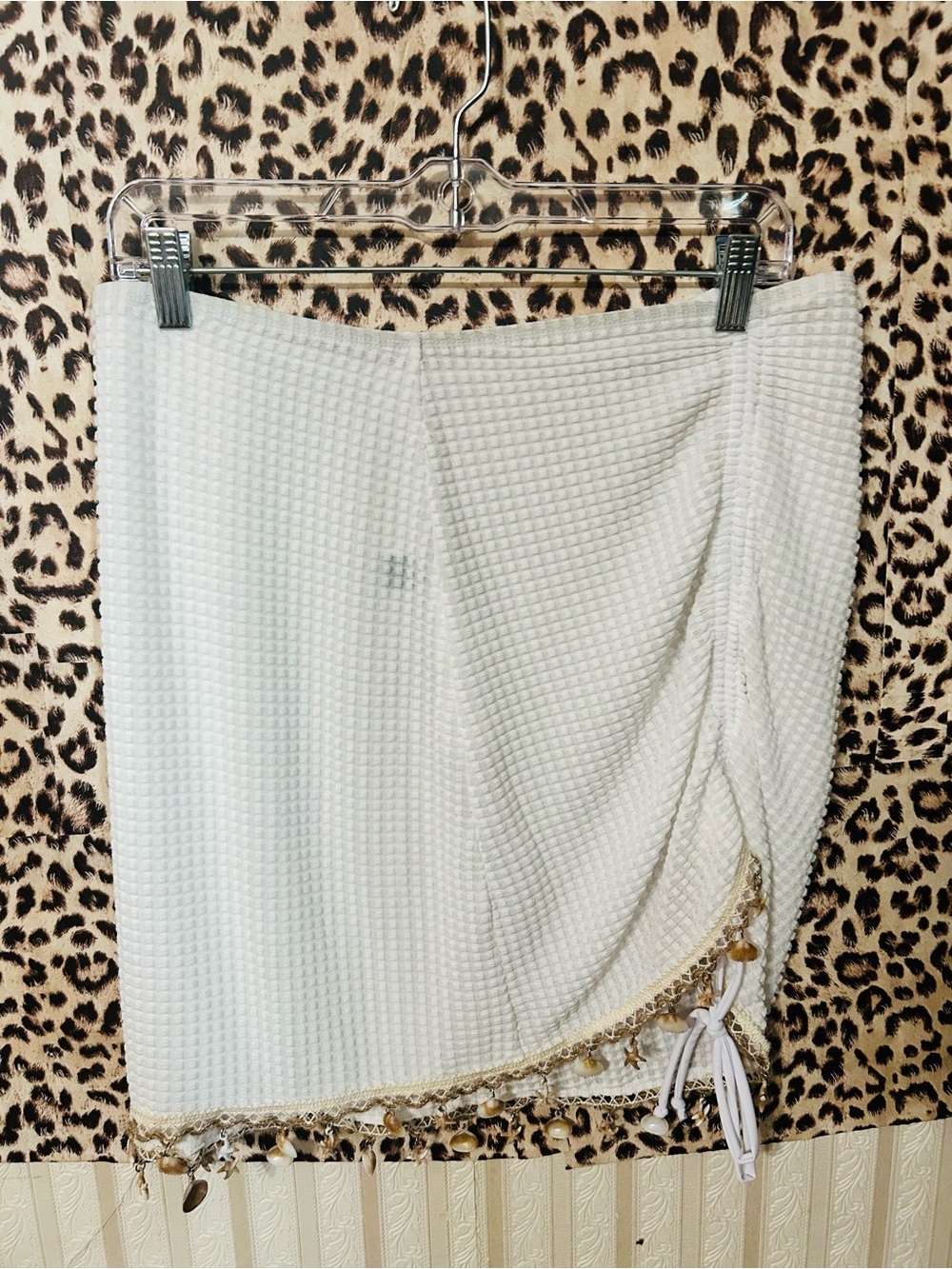 SHEIN Seashell Cover Up Skirt